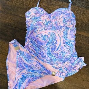 Lilly Tankini Swimsuit size 8 Pulitzer